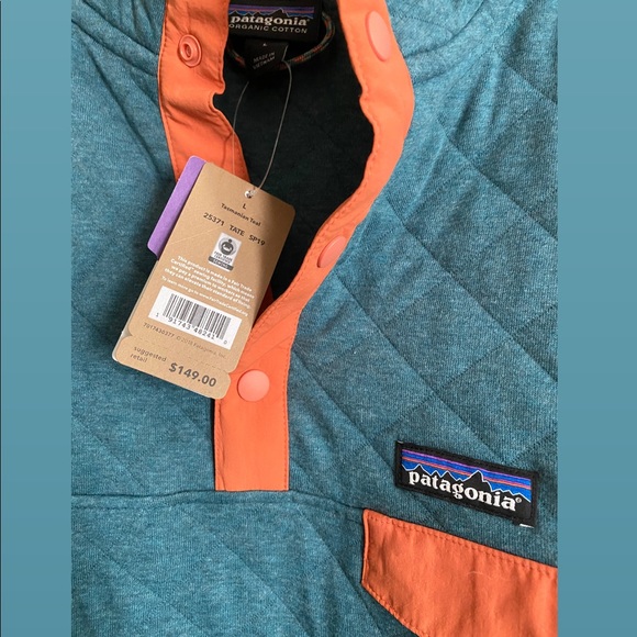 Patagonia Quilted Snap-T Pullover Mens Large NWT - Picture 3 of 4